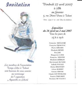 affiche TALANT 2007Scan